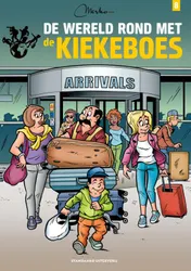 Omslag van De wereld rond met de Kiekeboes