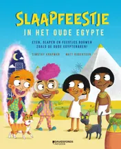 Omslag van Slaapfeestje in het oude Egypte
