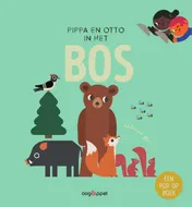 Omslag van Pippa en Otto in het bos - Een pop-upboek