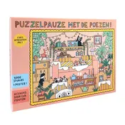 Omslag van Eva's introvertenpret: Puzzelpauze met de poezen!