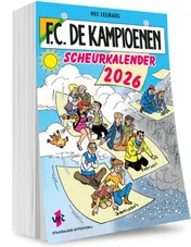 Omslag van F.C. De Kampioenen scheurkalender 2026