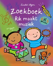Omslag van Zoek- en geluidenboek Rik maakt muziek
