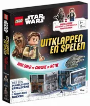 Omslag van Uitklappen en spelen: Han Solo en Chewie in actie