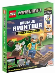 Omslag van LEGO® Minecraft® Bouw je avontuur. Kies je eigen weg