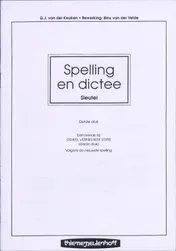 Omslag van Spelling en dictee