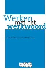 Omslag van Werken met het werkwoord oefenboek