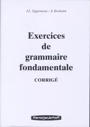 Omslag van Exercices de grammaire fondamentale
