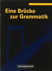 Omslag van Eine Brucke zur Grammatik
