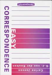 Omslag van Easy correspondence