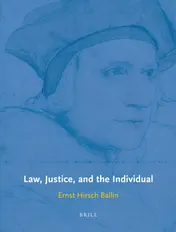 Omslag van Law justice and the individual