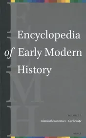 Omslag van Encyclopedia of Early Modern History, volume 3