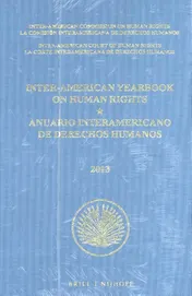 Omslag van Inter-American Yearbook on Human Rights / Anuario Interamericano de Derechos