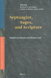 Omslag van Septuagint, Sages, and Scripture