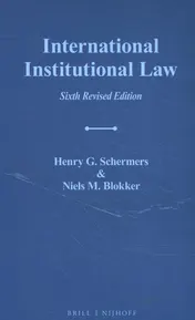 Omslag van International Institutional Law
