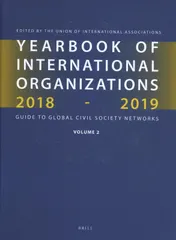 Omslag van Yearbook of International Organizations 2018-2019, Volume 2