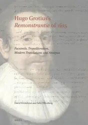 Omslag van Hugo Grotius’s Remonstrantie of 1615