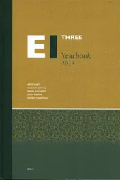 Omslag van The Encyclopaedia of Islam Three Yearbook 2012