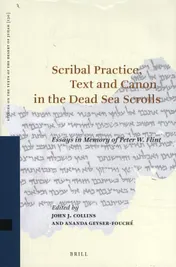 Omslag van Scribal Practice, Text and Canon in the Dead Sea Scrolls