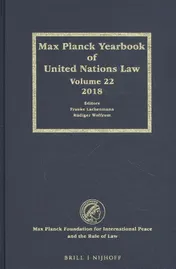 Omslag van Max Planck Yearbook of United Nations Law, Volume 22 (2018