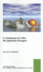Omslag van Le fondement de l’effet des jugements étrangers