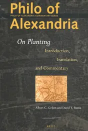 Omslag van Philo of Alexandria On Planting