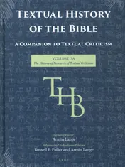 Omslag van Textual History of the Bible Vol. 3A