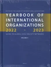 Omslag van Yearbook of International Organizations 2022-2023, Volume 4