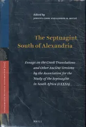 Omslag van The Septuagint South of Alexandria