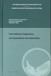 Omslag van International Inspections/Les inspections internationales