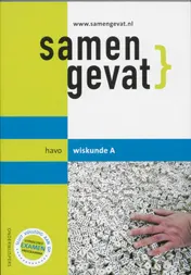 Omslag van Wiskunde A