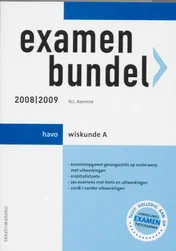 Omslag van Havo Wiskunde A