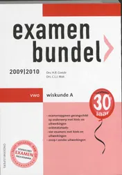 Omslag van Vwo 2009/2010 Wiskunde A