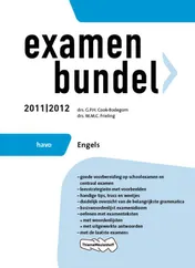 Omslag van Examenbundel 2011/2012 Engels Havo