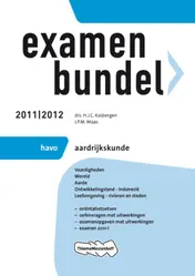 Omslag van Examenbundel 2011/2012 Aardrijkskunde Havo