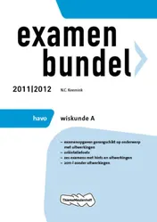 Omslag van Havo Wiskunde A 2011/2012