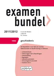 Omslag van geschiedenis vwo 2011/2012