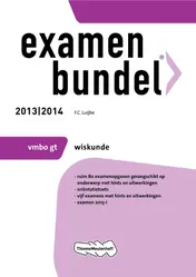 Omslag van 2013/2014 vmbo-gt Wiskunde