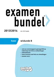 Omslag van 2013/2014 havo Wiskunde B