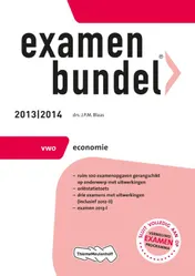 Omslag van 2013/2014 vwo economie