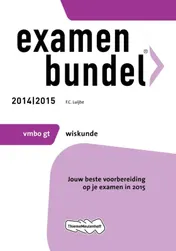 Omslag van Vmbo gt 2014/2015