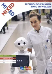 Omslag van MIXED LRN-line online + boek Technologie binnen Zorg en Welzijn