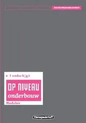 Omslag van Docentenhandleiding/modulair
