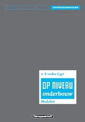 Omslag van Docentenhandleiding/Modulair