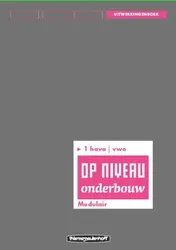 Omslag van Uitwerkingenboek/Modulair