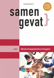 Omslag van vwo Maatschappijwetenschappen
