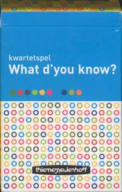 Omslag van Kwartetspel What d'you know