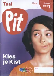 Omslag van Pit Taal leerwerkschrift maat groep 6 - blok 1 t/m 3