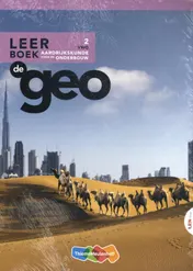 Omslag van De Geo LRN-line online + boek 2 vwo