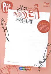 Omslag van mijn groei schrift
