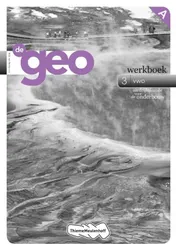 Omslag van De Geo 3 vwo Combipakket Werkboek + totaallicentie
